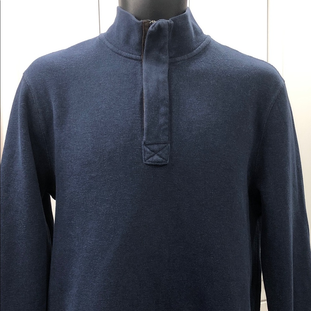 Roots ¼ Zip Sweatshirt – Denim Blue – Medium / Fits Like Men’s Small - Picture 3 of 14